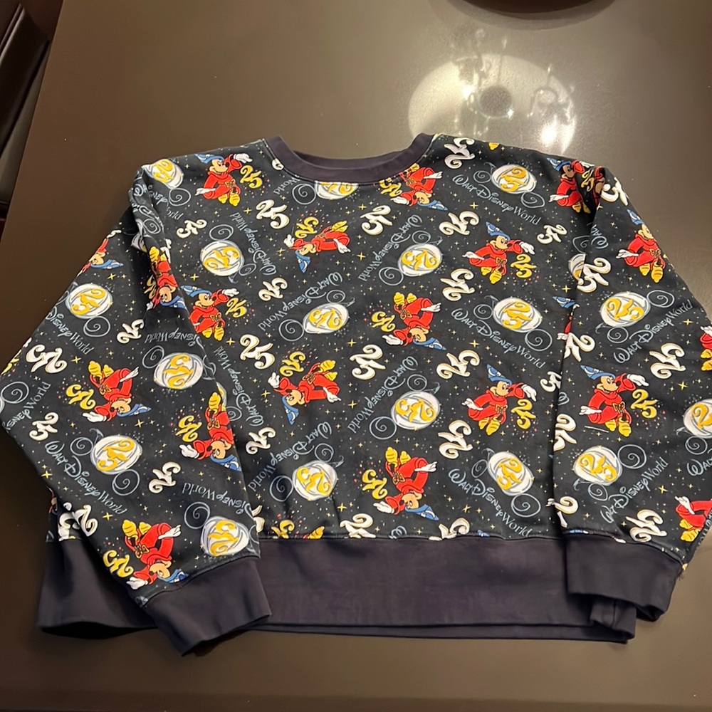 Walt Disney World Vault Collection Sorcerer Mickey Crewneck Sweatshirt